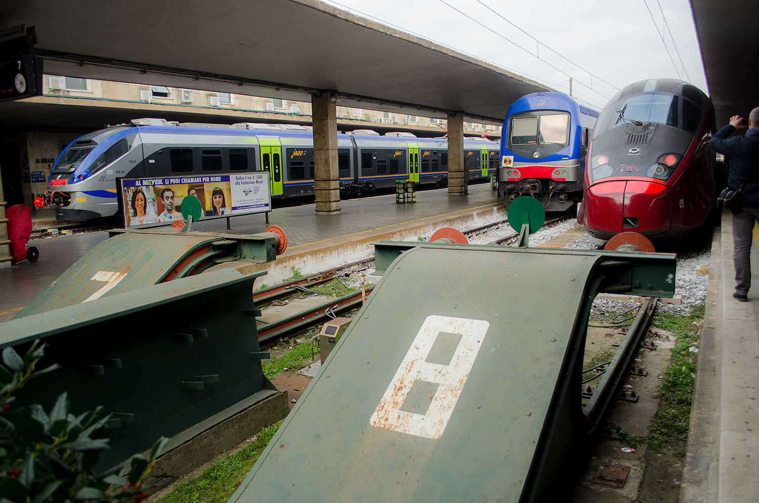 You'll always see lots of variety in trains and coaches as all the different countries have their own types and also inter-connect with each other.